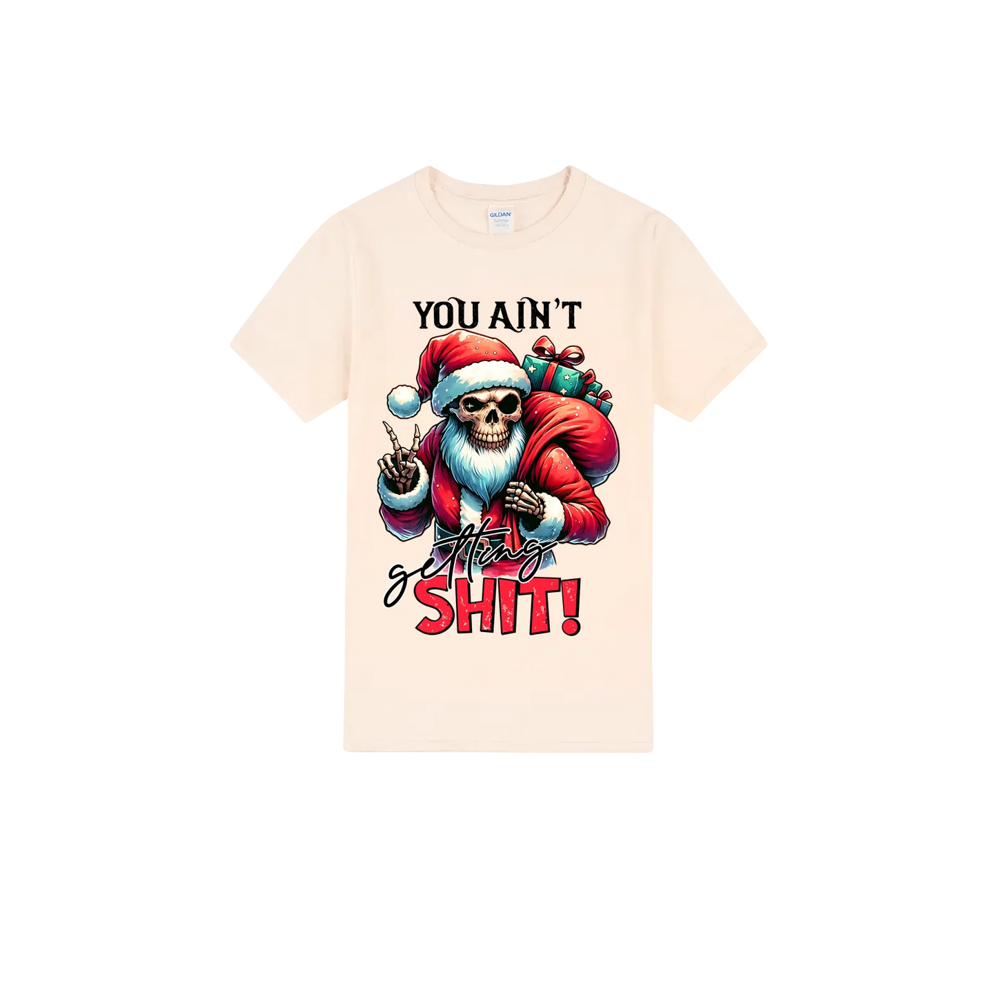 Natural front flat lay