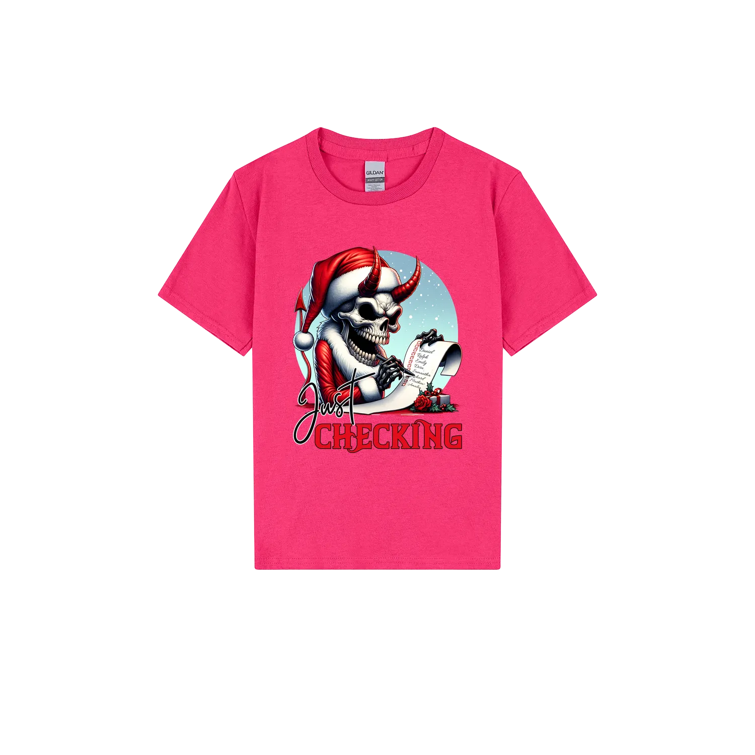 Heliconia front flat lay