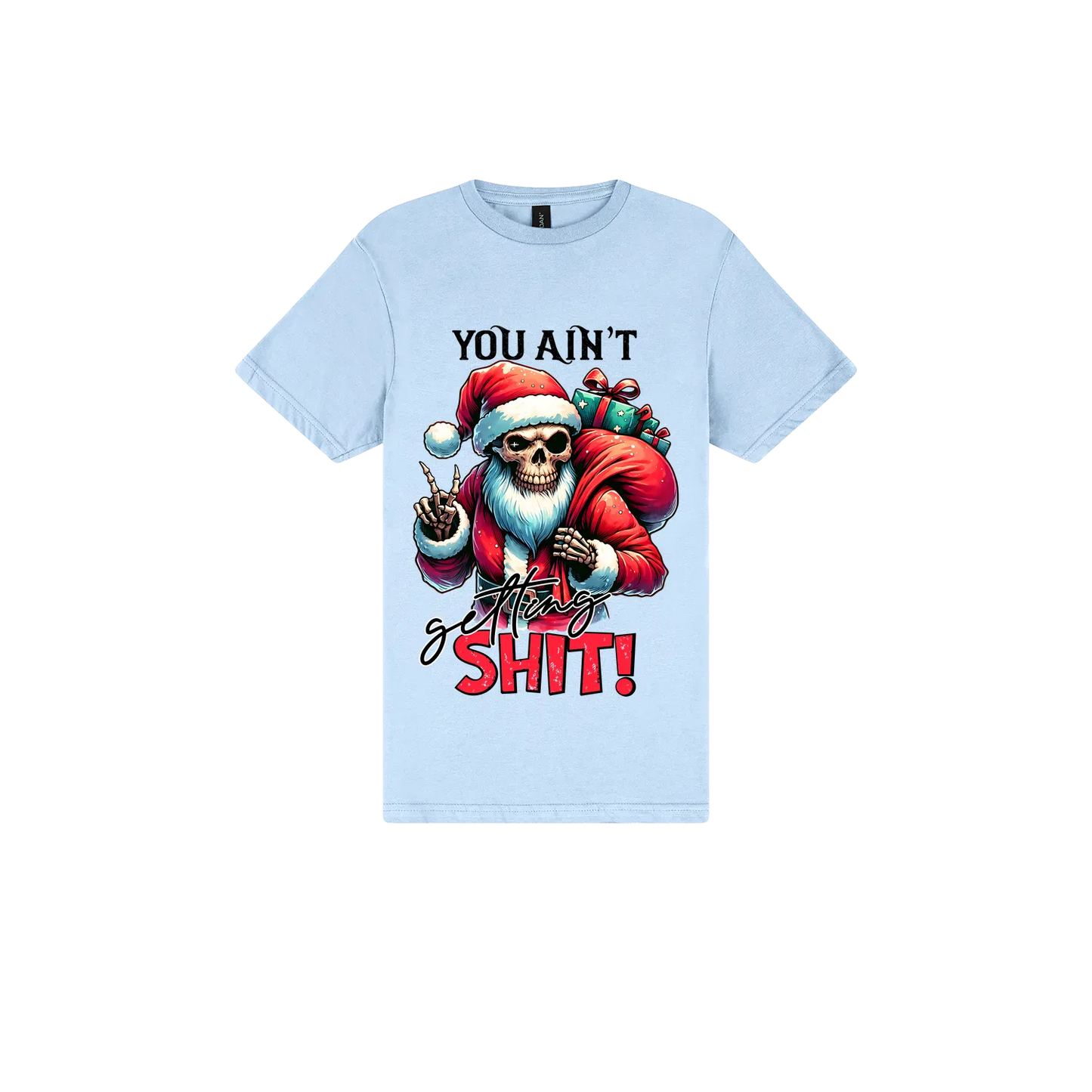 Light Blue front flat lay