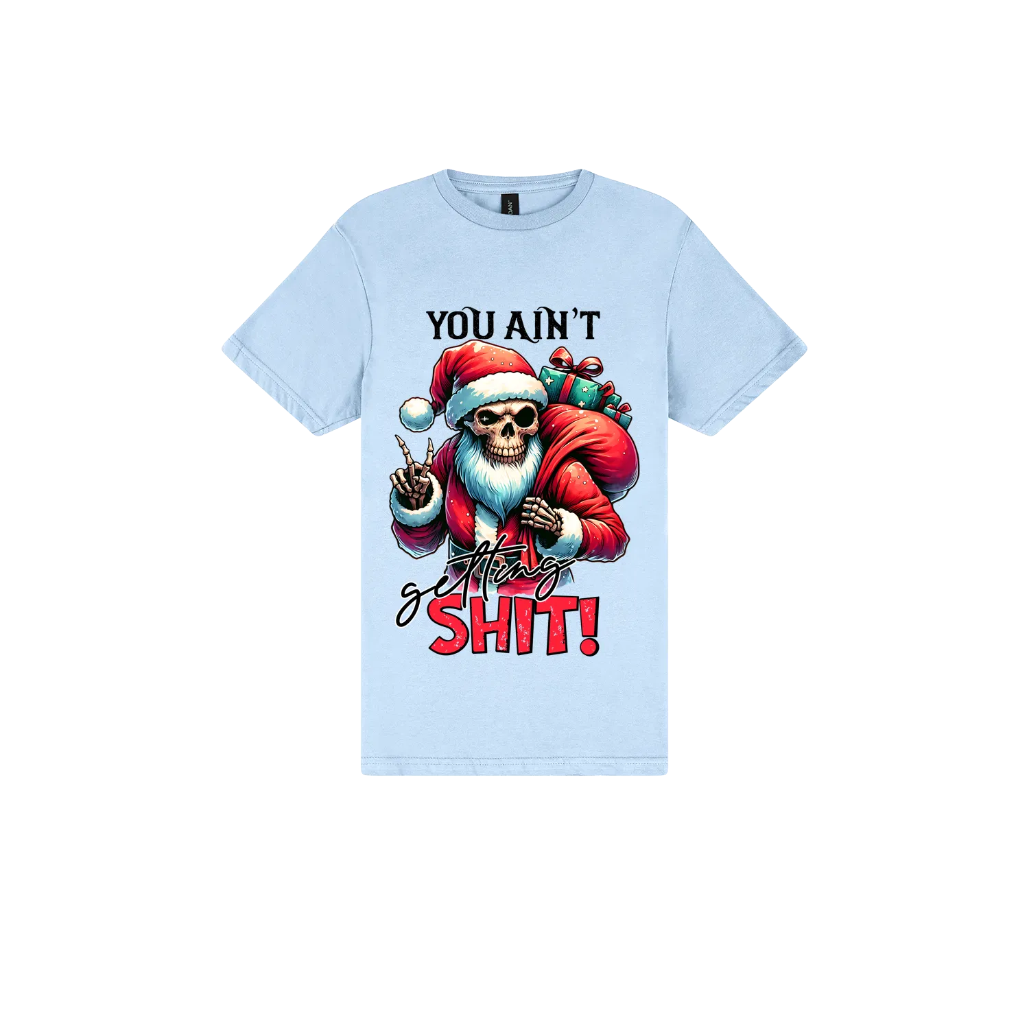 Light Blue front flat lay