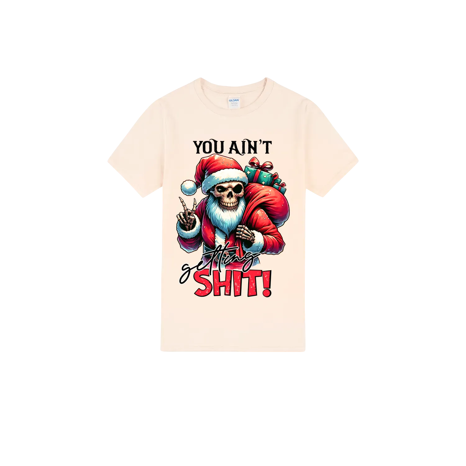 Natural front flat lay