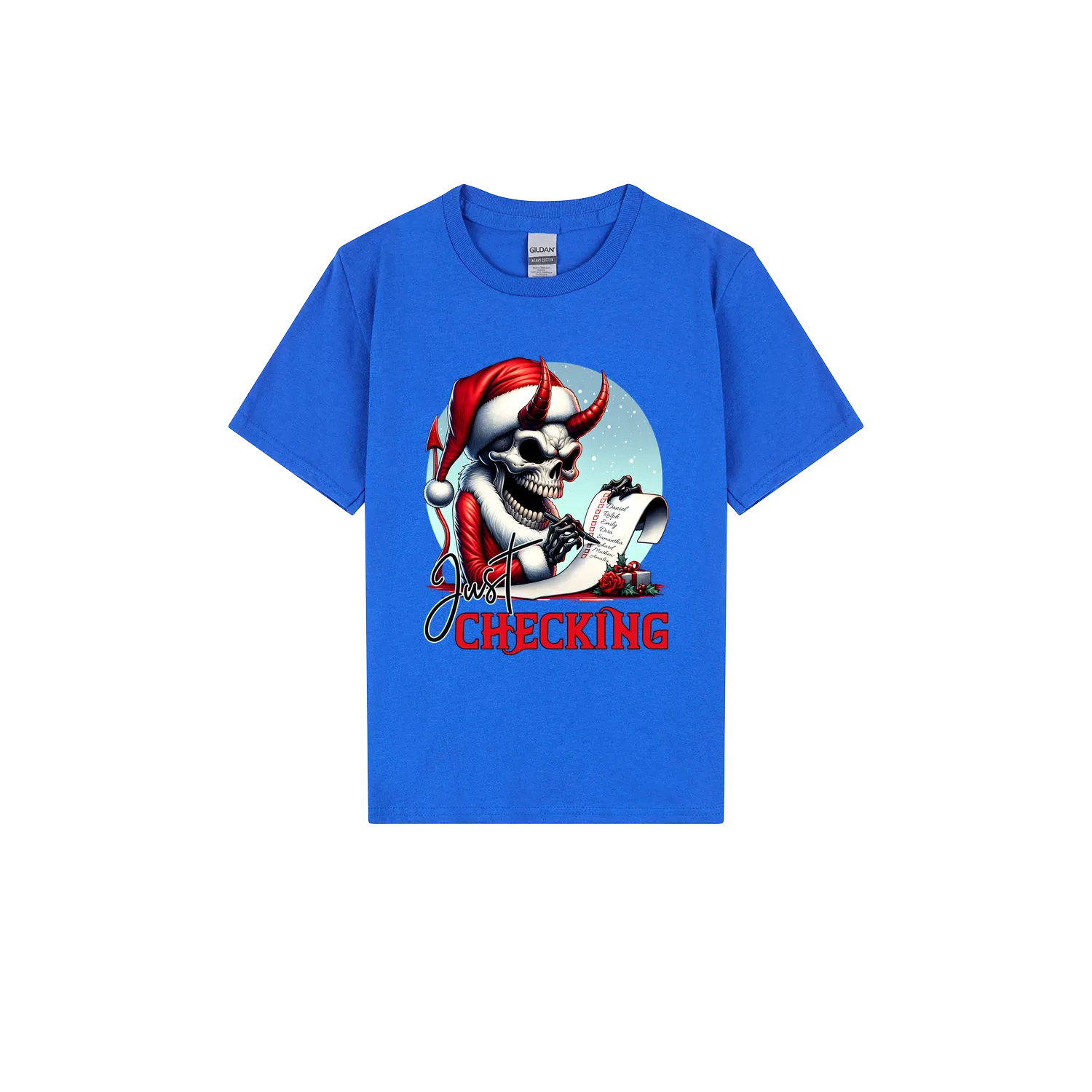 Royal front flat lay