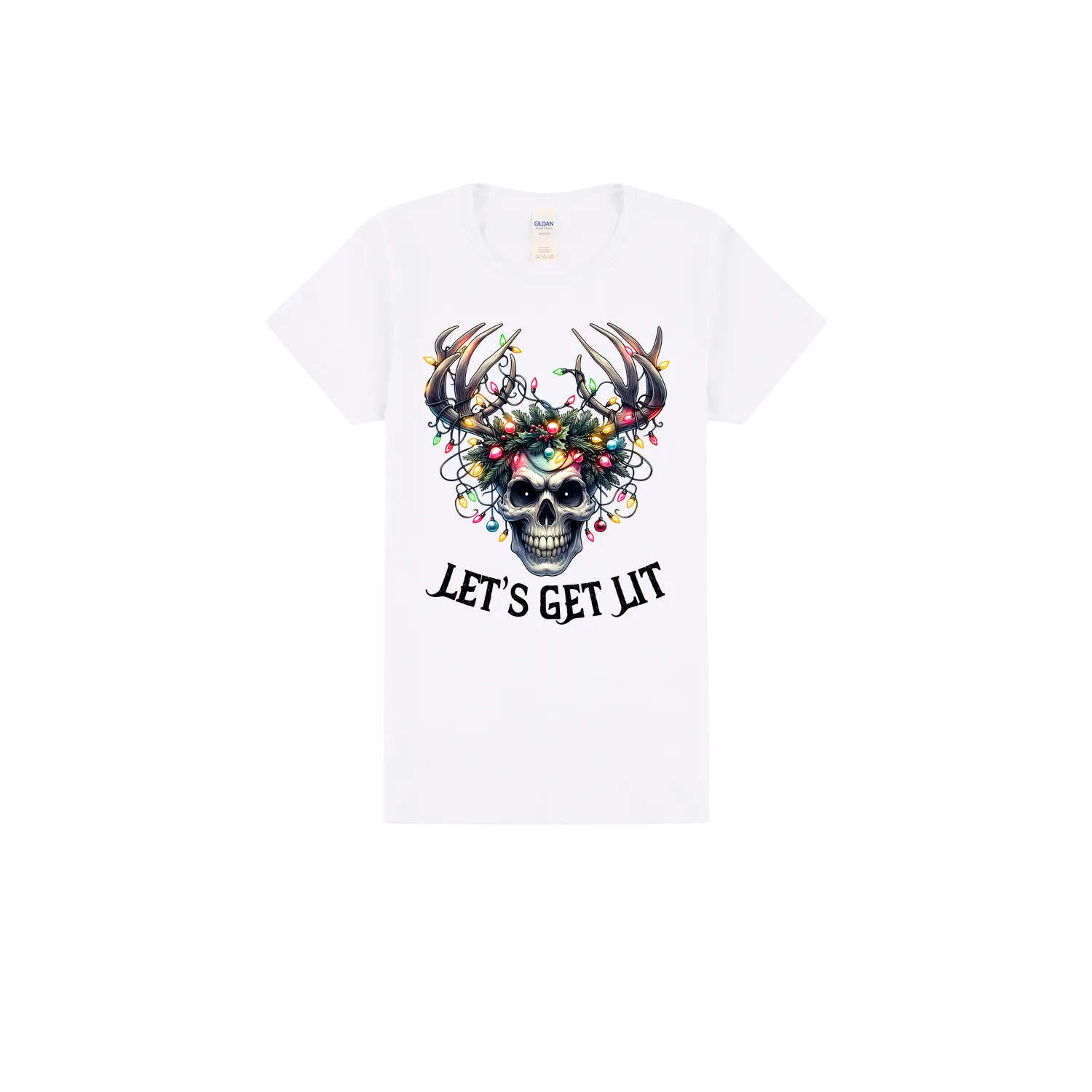 White front flat lay